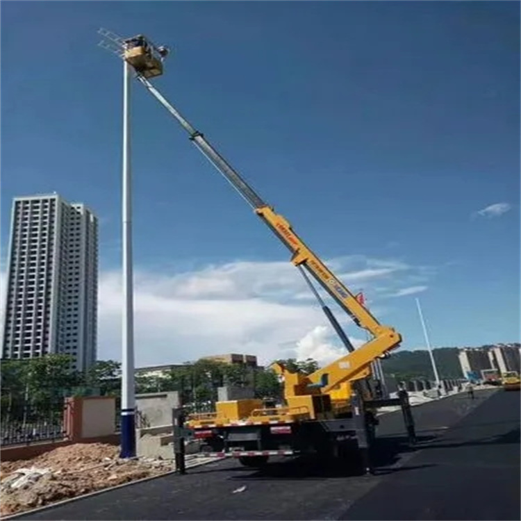 宁阳维修路灯的曲臂升降车出租